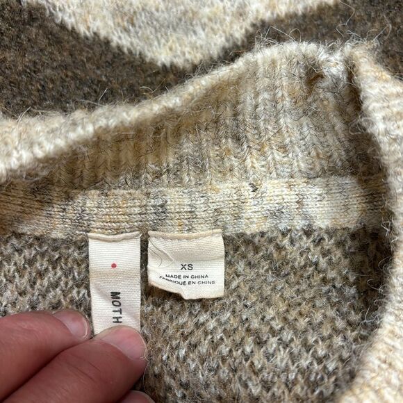 NEW! Anthropologie MOTH Marjorie Camo Sweater - Size XS - $120 - Picture 9 of 13
